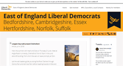 Desktop Screenshot of eastlibdems.org.uk